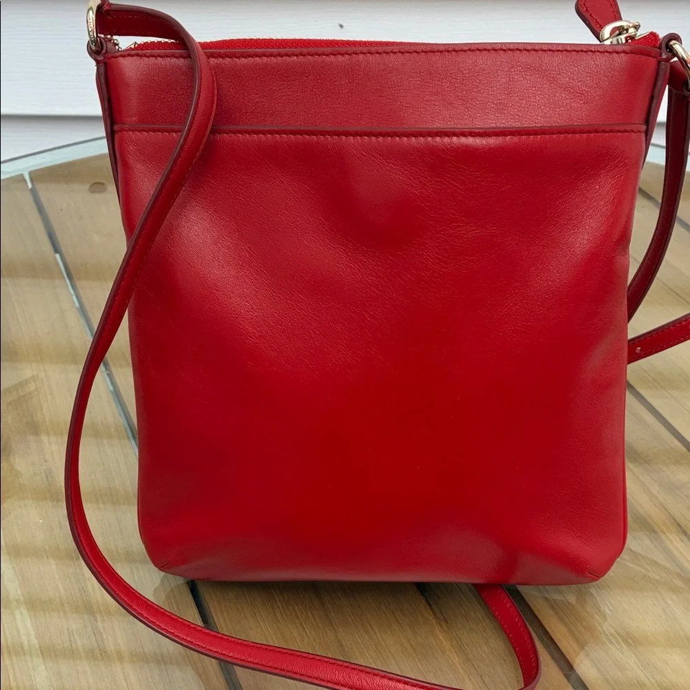 Coach Vibrant Red Crossbody Bag - Picture 6 of 11